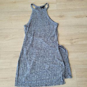 Beautiful Blue Open Slit Summer Dress